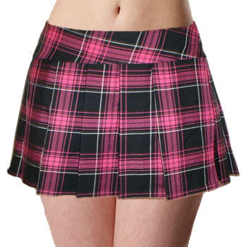 Black & Hot Pink Plaid - More Details